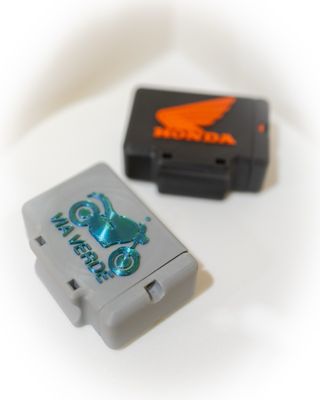 Caixa para moto via verde