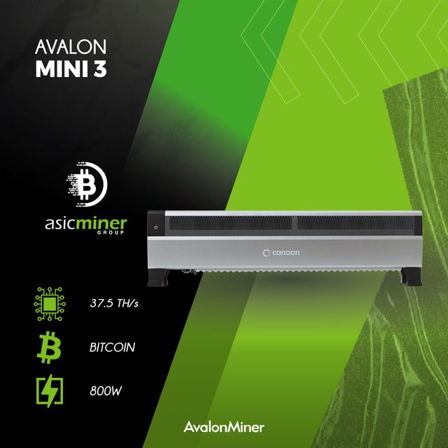 ⛏️Avalon Mini 3 (37.5TH/s)🚀 2 años de garantía