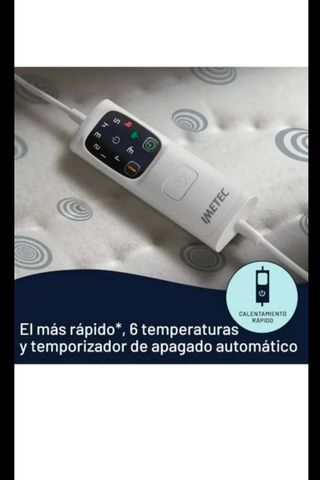 Manta eléctrica, calentador de cama 150 x 120