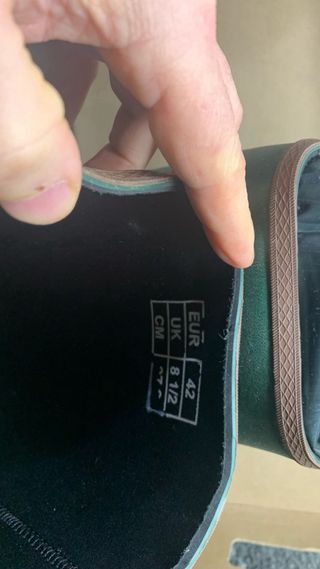 Botas RTC de caucho n 42 para caza o pesca
