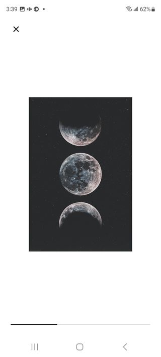 Lamina 61x91 luna ikea. BILD