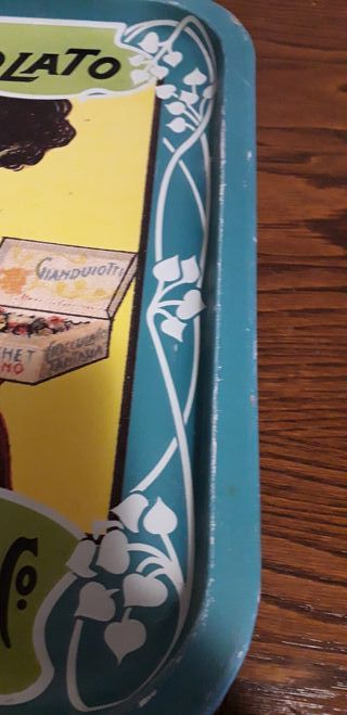 Vassoio Cioccolato Caffarel Torino anni 60