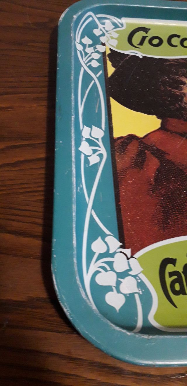 Vassoio Cioccolato Caffarel Torino anni 60