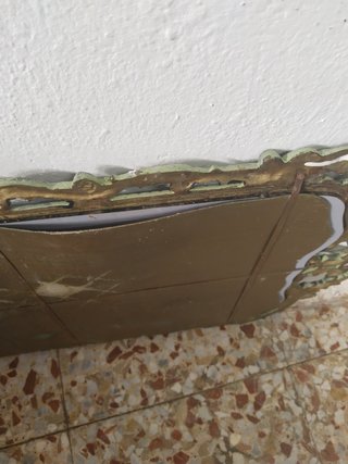 Espejo antiguo hierro
