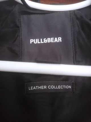 Chaqueta biker piel ante Pull