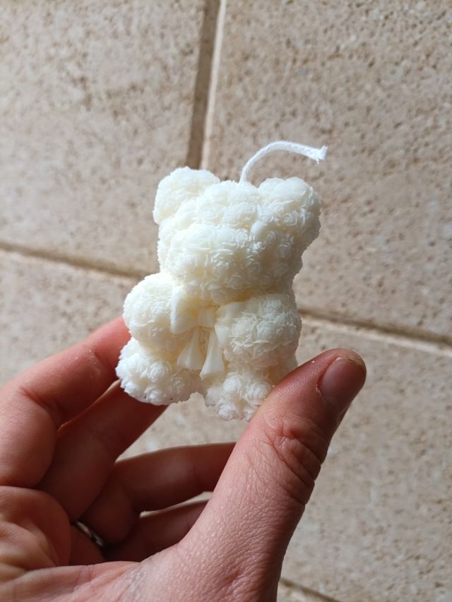 Candela Teddy con fiocco 