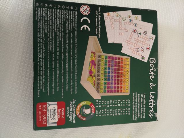 Juego de construcción de palabras BOÎTE À LETTRESa