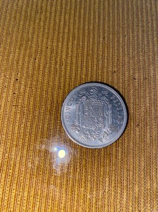 Moneda 5 pesetas 1949 