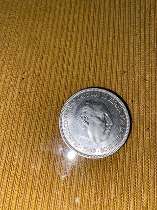 Moneda 5 pesetas 1949 