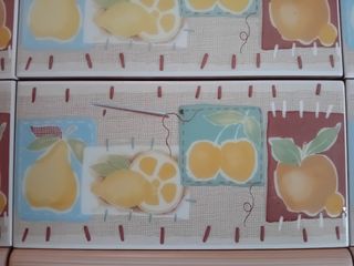 5€ 9 piezas cenefa cocina 10x20cm