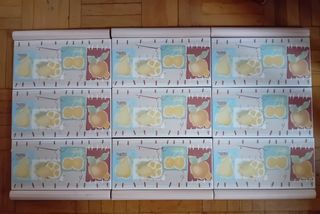 5€ 9 piezas cenefa cocina 10x20cm