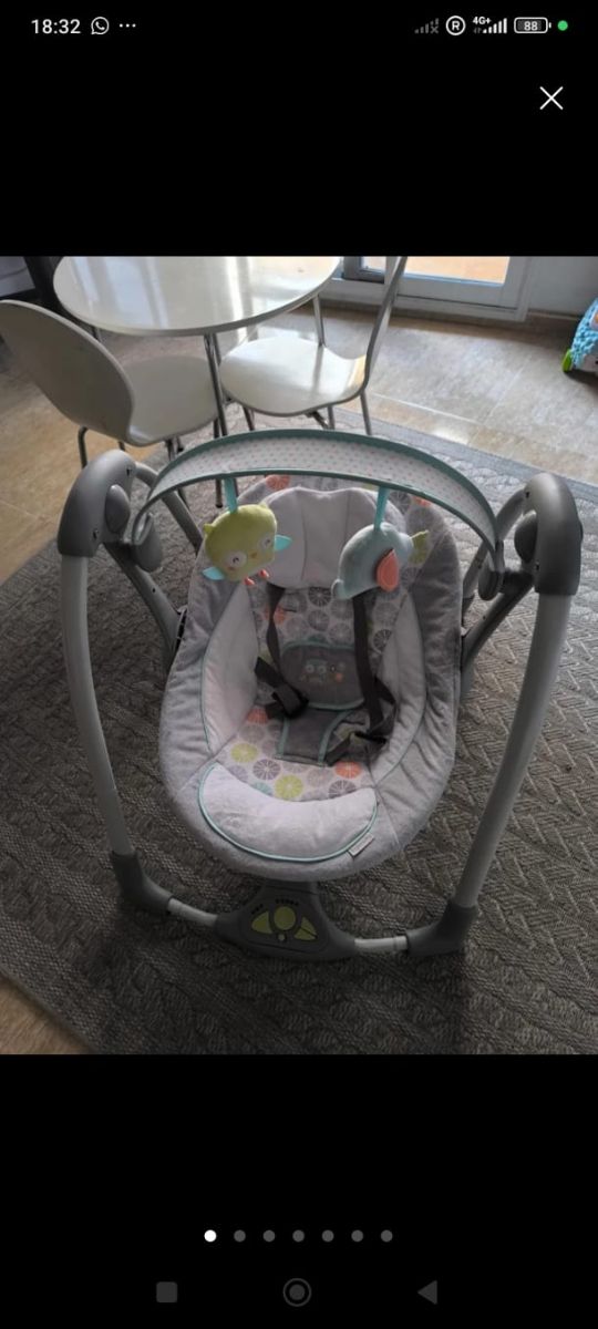 Balancin bebe con movimiento y sonido