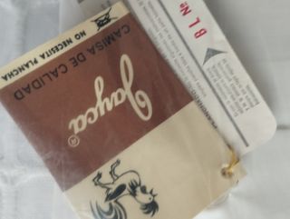 Lote 2 camisas años 60 sin estrenar 