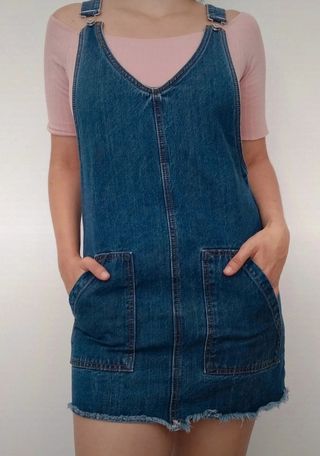 Peto/vestido vaquero azul