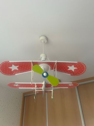 Lampara infantil avion
