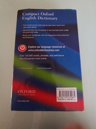 Diccionario Compact Oxford English Dictionary