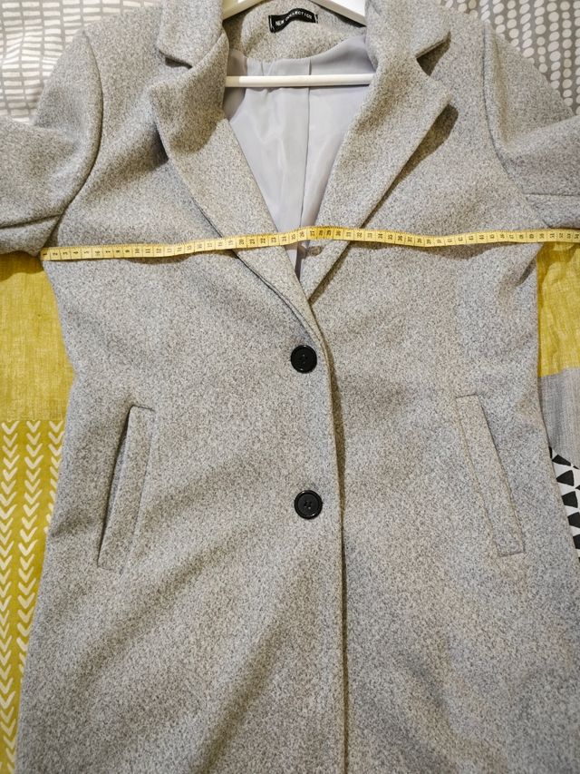 Abrigo de vestir gris S/M