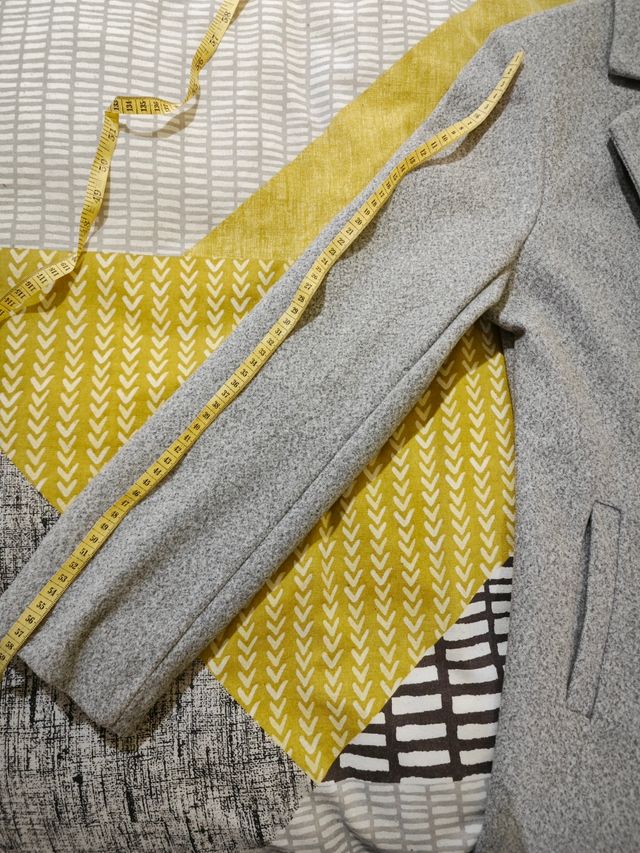 Abrigo de vestir gris S/M