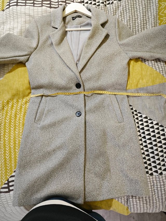 Abrigo de vestir gris S/M