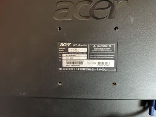 Monitor 19 Pulgadas ACER + Grabadora DVD + Escaner