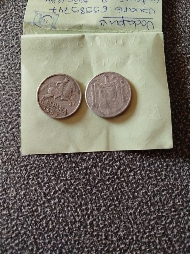 Moneda 10 céntimos de 1953