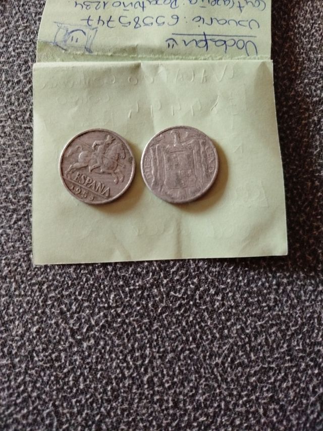 Moneda 10 céntimos de 1953