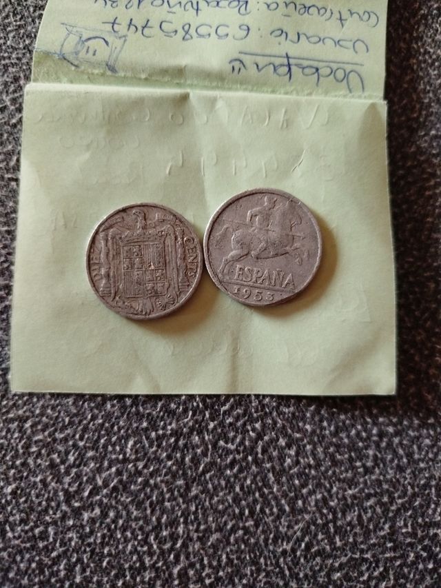 Moneda 10 céntimos de 1953