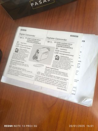 Videocámara digital,