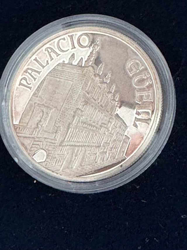 Monete GAUDI 45 mm in ARGENTO fine