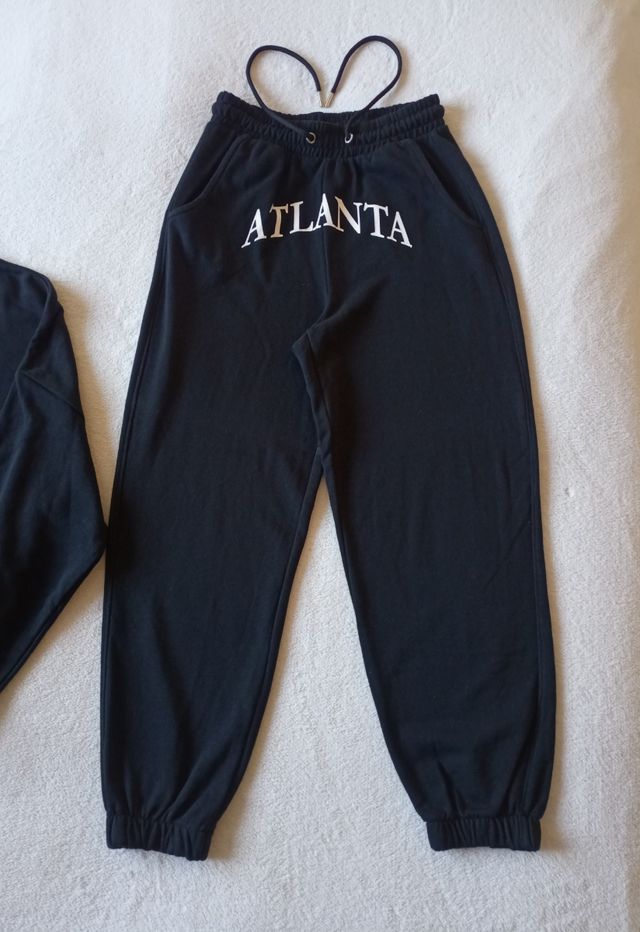 Chándal negro Bershka REBAJADO