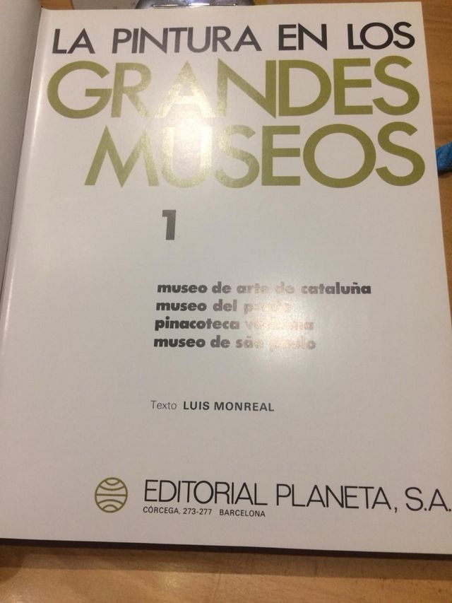 La pintura Grandes Museos Libros 8 tomos