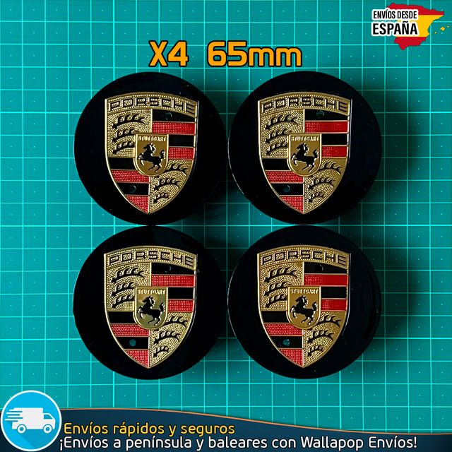 4 Tapacubos Porsche Macan Llantas Originales 65mm