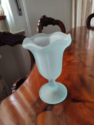 Tazza dessert Tulip vetro smerigliato Vintage 