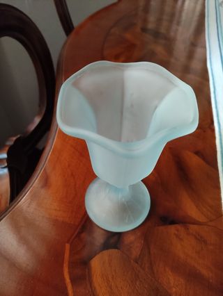 Tazza dessert Tulip vetro smerigliato Vintage 