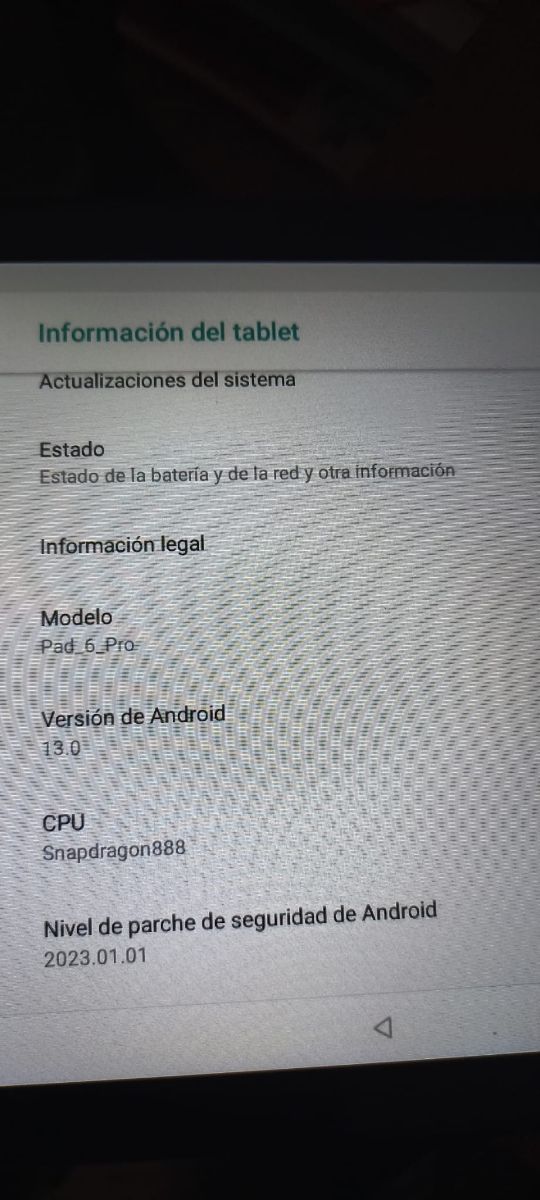 Tablet Pad 6 pro y lápiz