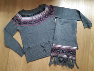 Jersey y bufanda