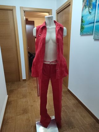 Traje de lino 
