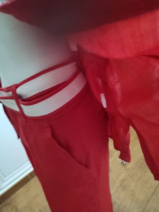 Traje de lino 