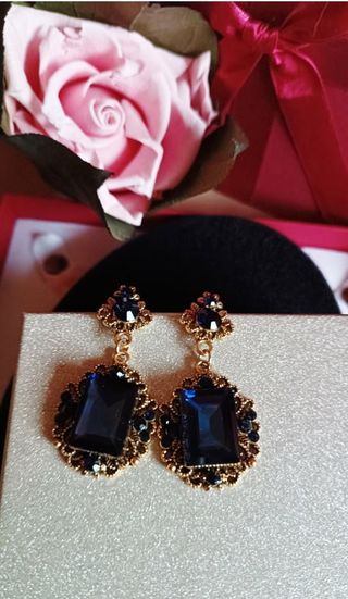 Nuovi - Orecchini in stile barocco a lobo pendente