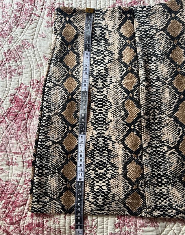 Saia com estampa animal