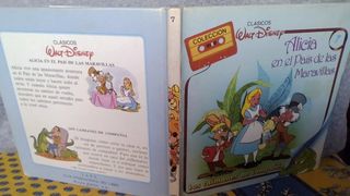 oferta Pack 7 cuentos y 2 cintas Walt Disney 1986