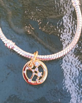 Charm colgante plata s925 zodiaco Virgo