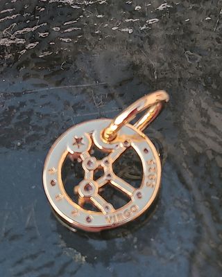 Charm colgante plata s925 zodiaco Virgo
