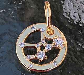 Charm colgante plata s925 zodiaco Virgo