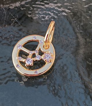 Charm colgante plata s925 zodiaco Virgo