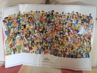 Poster Vintage The Simpsons 2001 Original