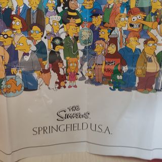 Poster Vintage The Simpsons 2001 Original