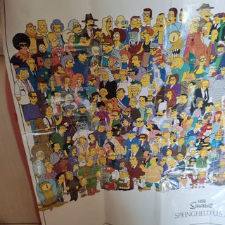 Poster Vintage The Simpsons 2001 Original