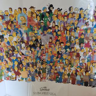 Poster Vintage The Simpsons 2001 Original