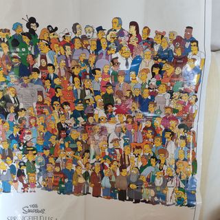 Poster Vintage The Simpsons 2001 Original